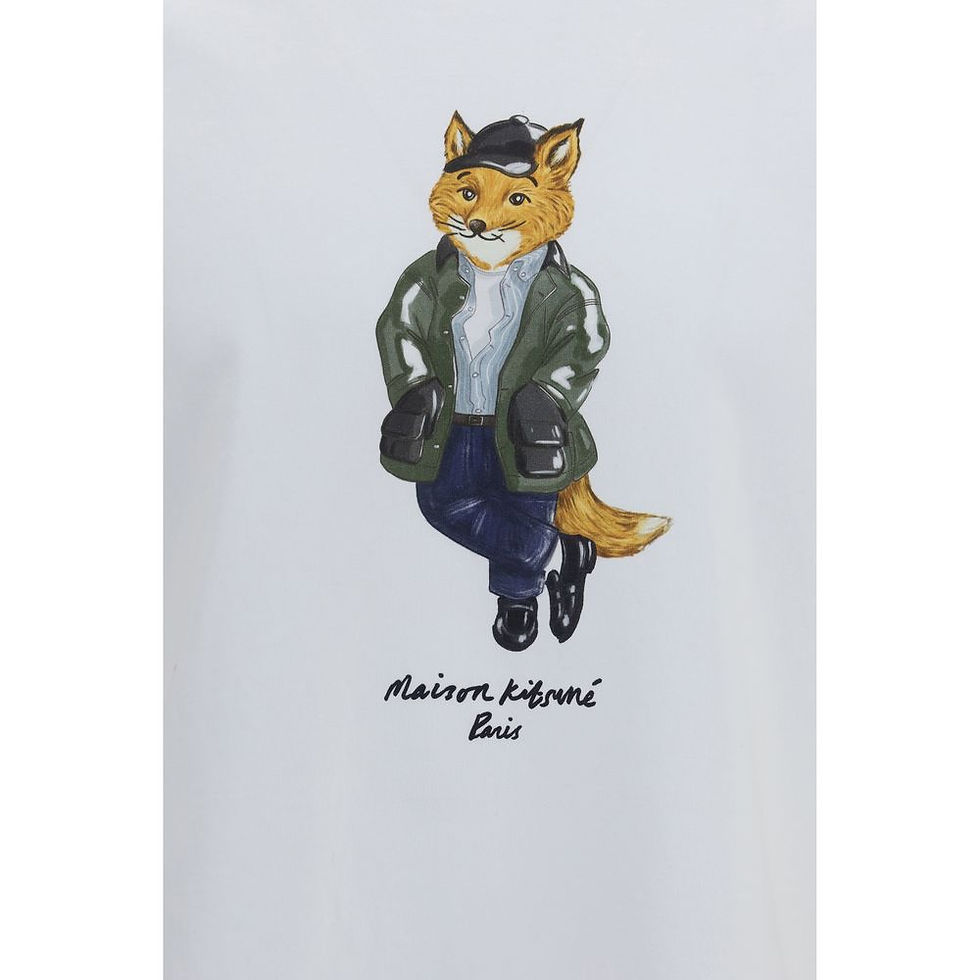 Thumbnail: Maison Kitsuné White Cotton T-Shirt