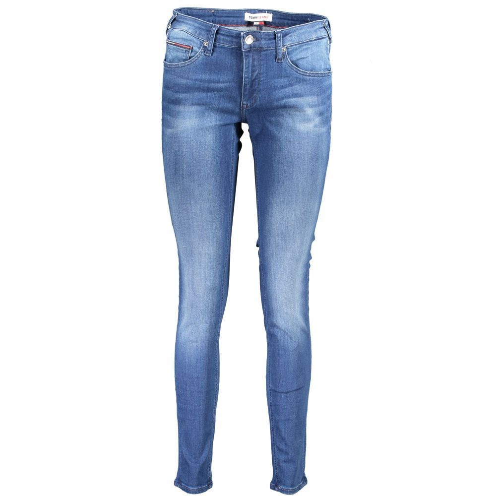 Tommy Hilfiger Blue Cotton Women Jeans