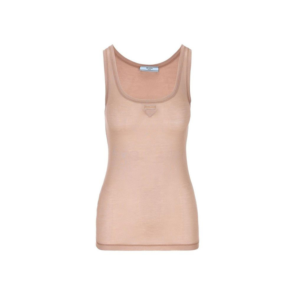 Prada Multicolor Silk Tank Tops
