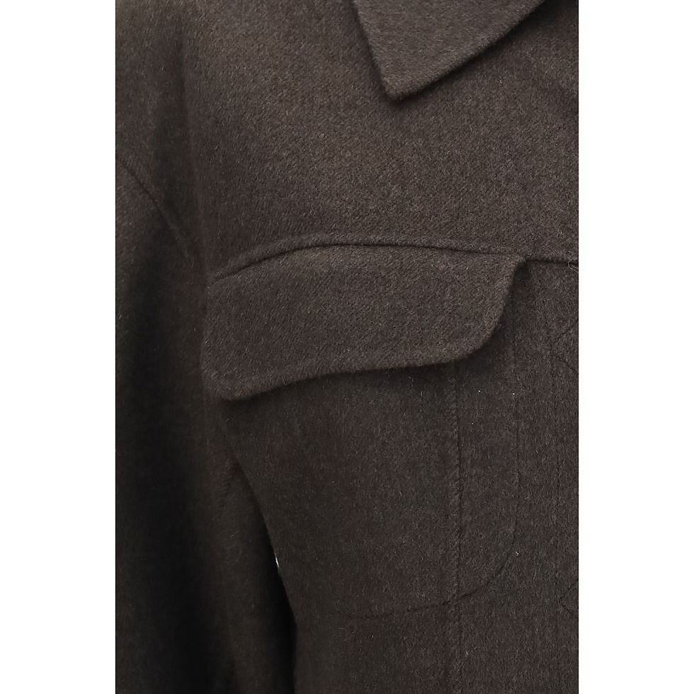 Thumbnail: Max Mara Brown Wool Oves Aries Full-Length Jacket