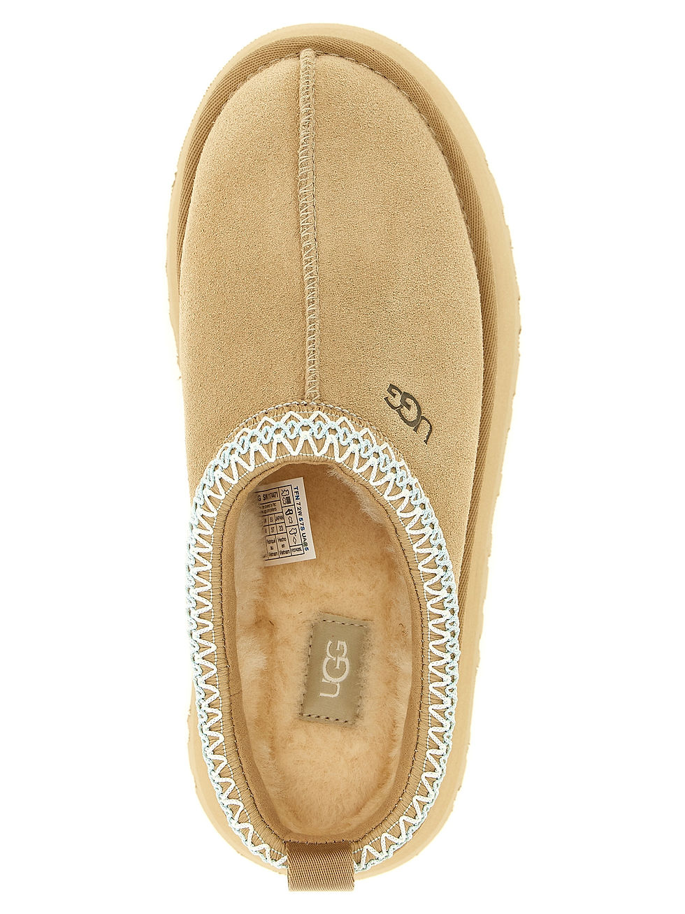 Thumbnail: UGG Beige Leather Mules