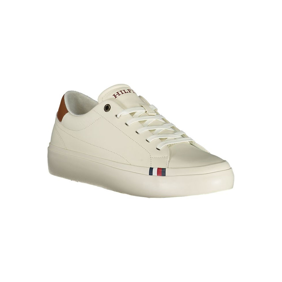 Miniatura: White Polyurethane Men Sneaker
