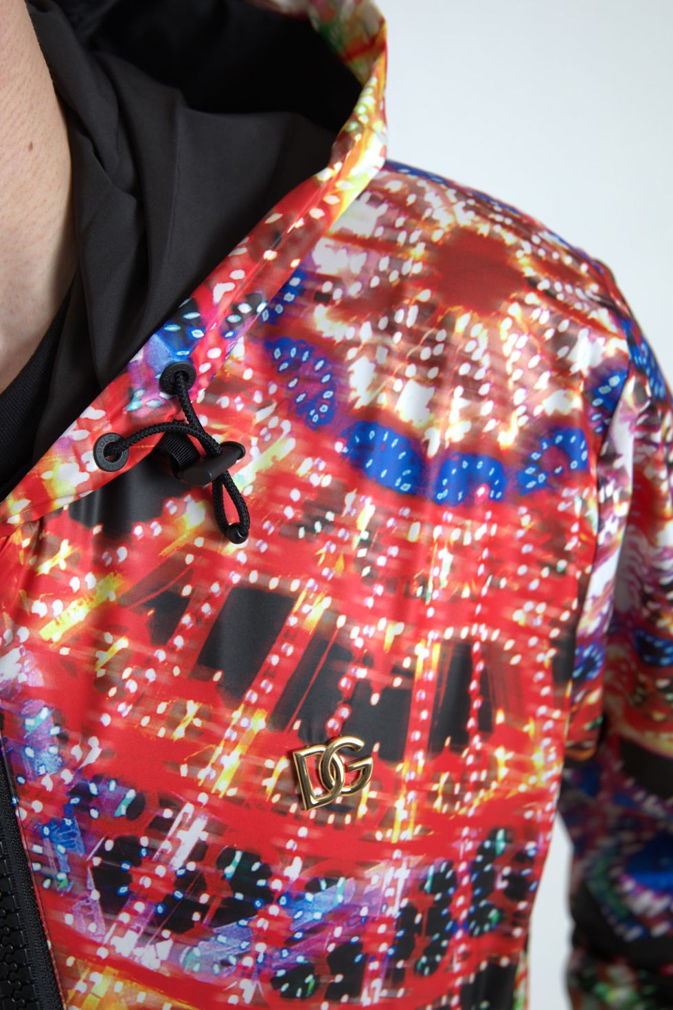 Miniatura: Multicolor Hooded Sweatshirt Sweater