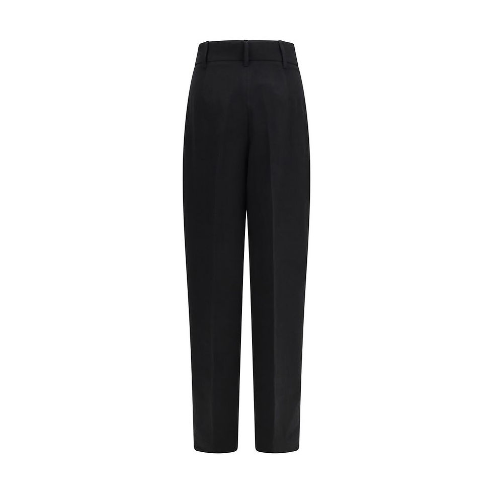 Max Mara Black Linen Pants