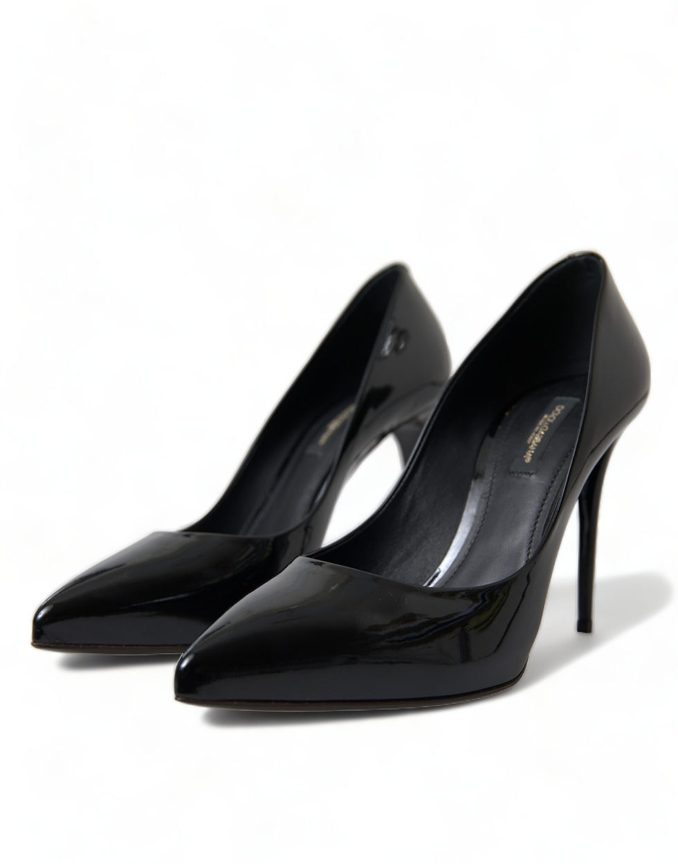 Miniatura: Black Patent Leather Pumps Heels Shoes