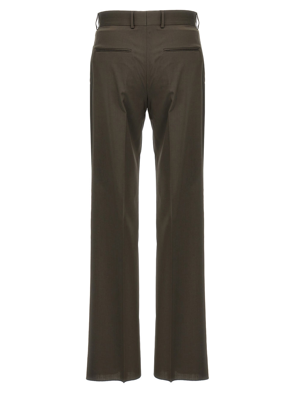 Fendi Bicolor Wool Dress Pants