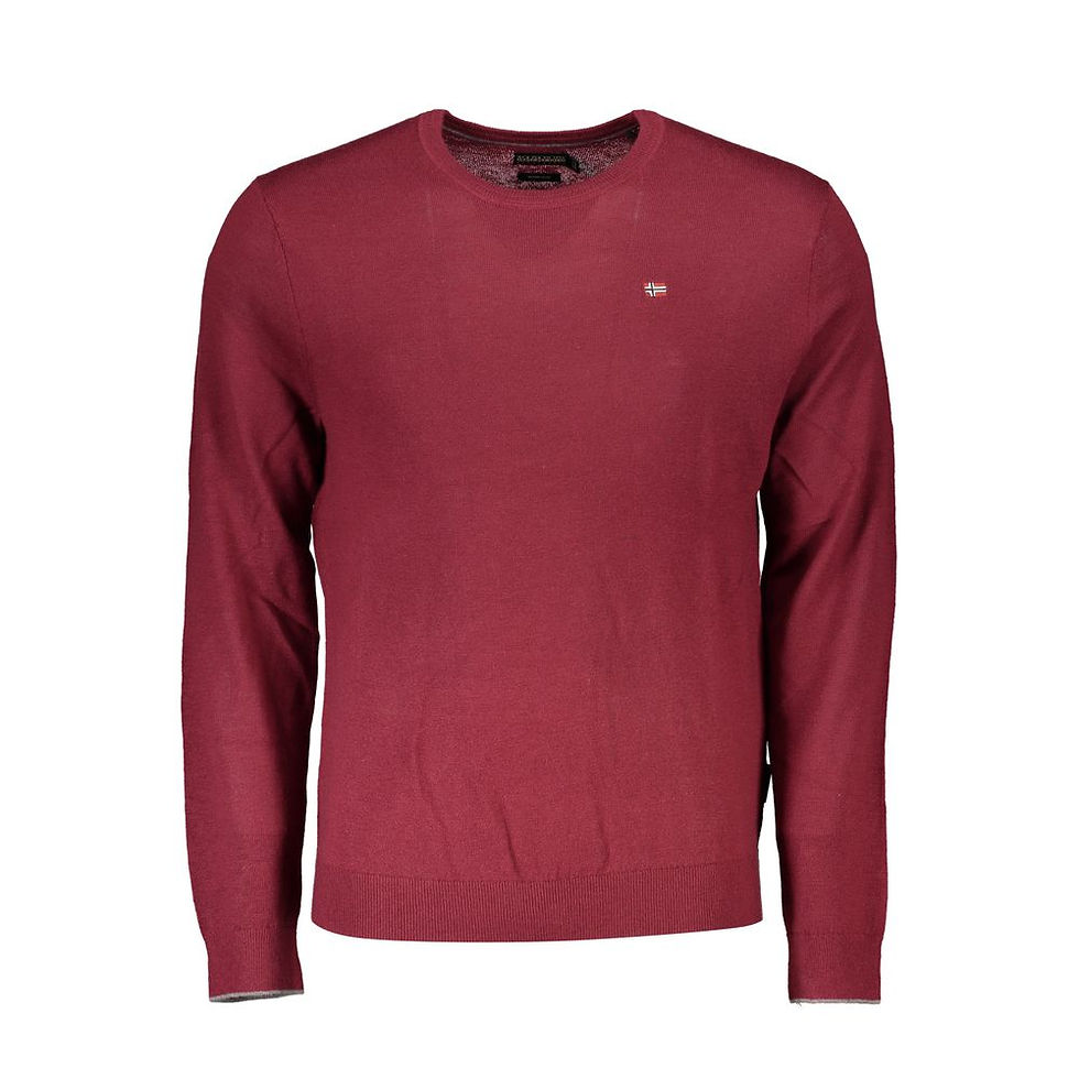 Miniatura: Red Fabric Men Sweater