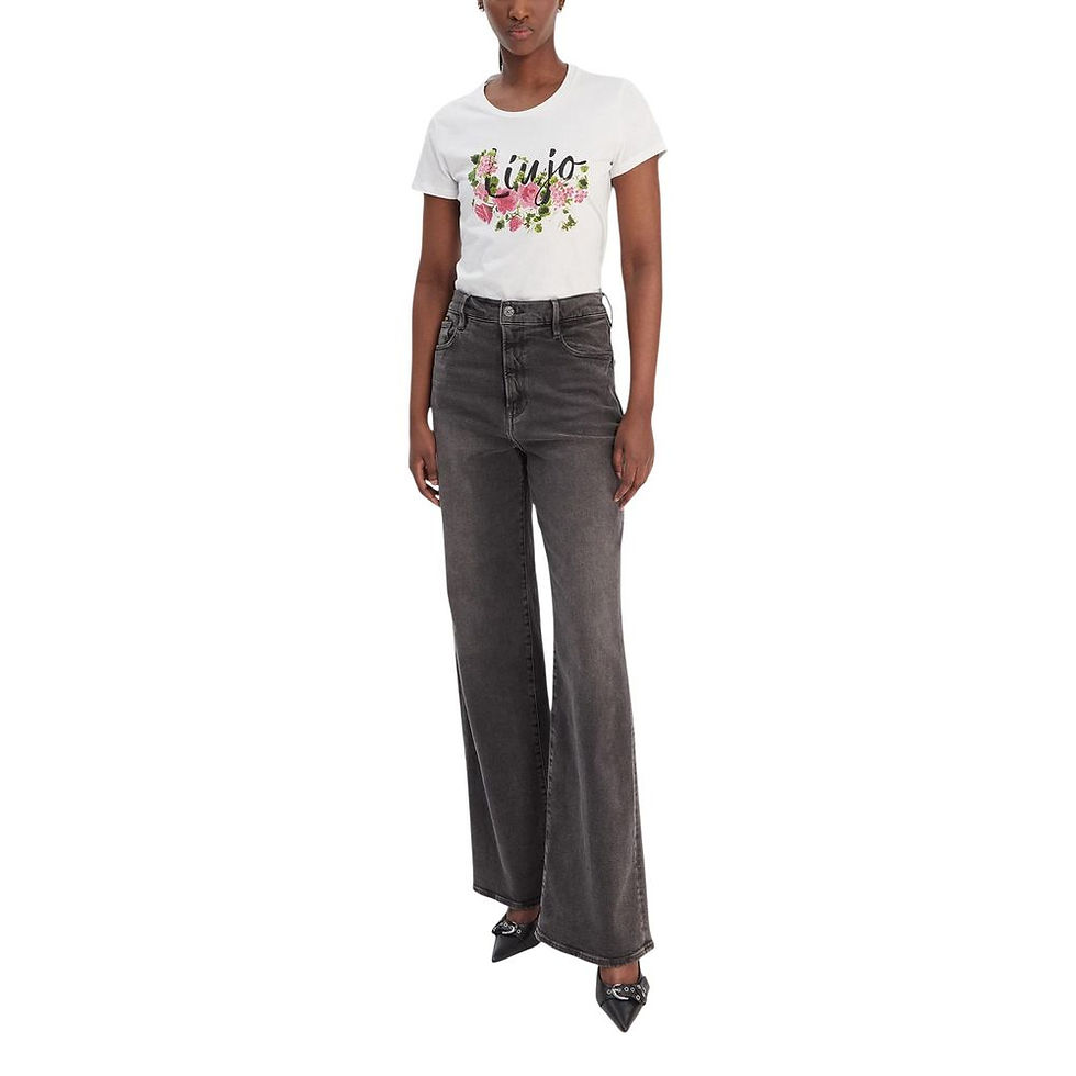 Miniatura: Liu Jo Cream Cotton T-Shirt