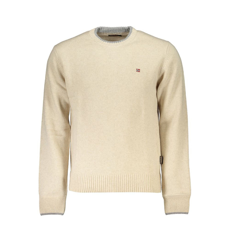 Miniatura: Beige Tessuto Men Sweater