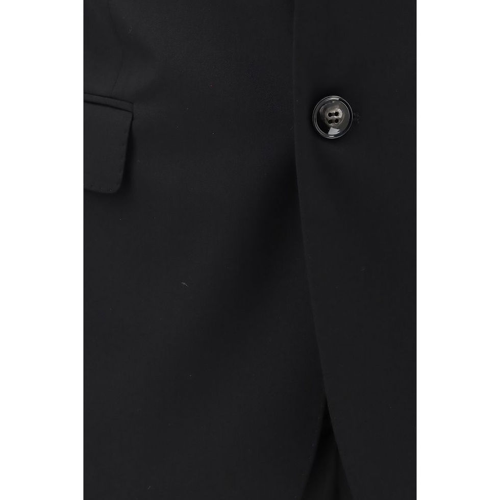 Miniatura: Giorgio Armani Black Wool Oves Aries Two-Piece Suit