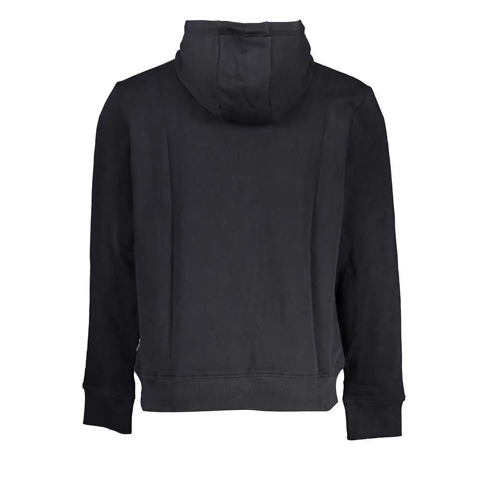 Napapijri Black Cotton Men's Hoodie