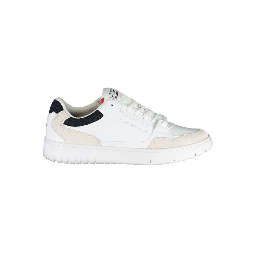 Miniatura: White Polyethylene Men Sneaker