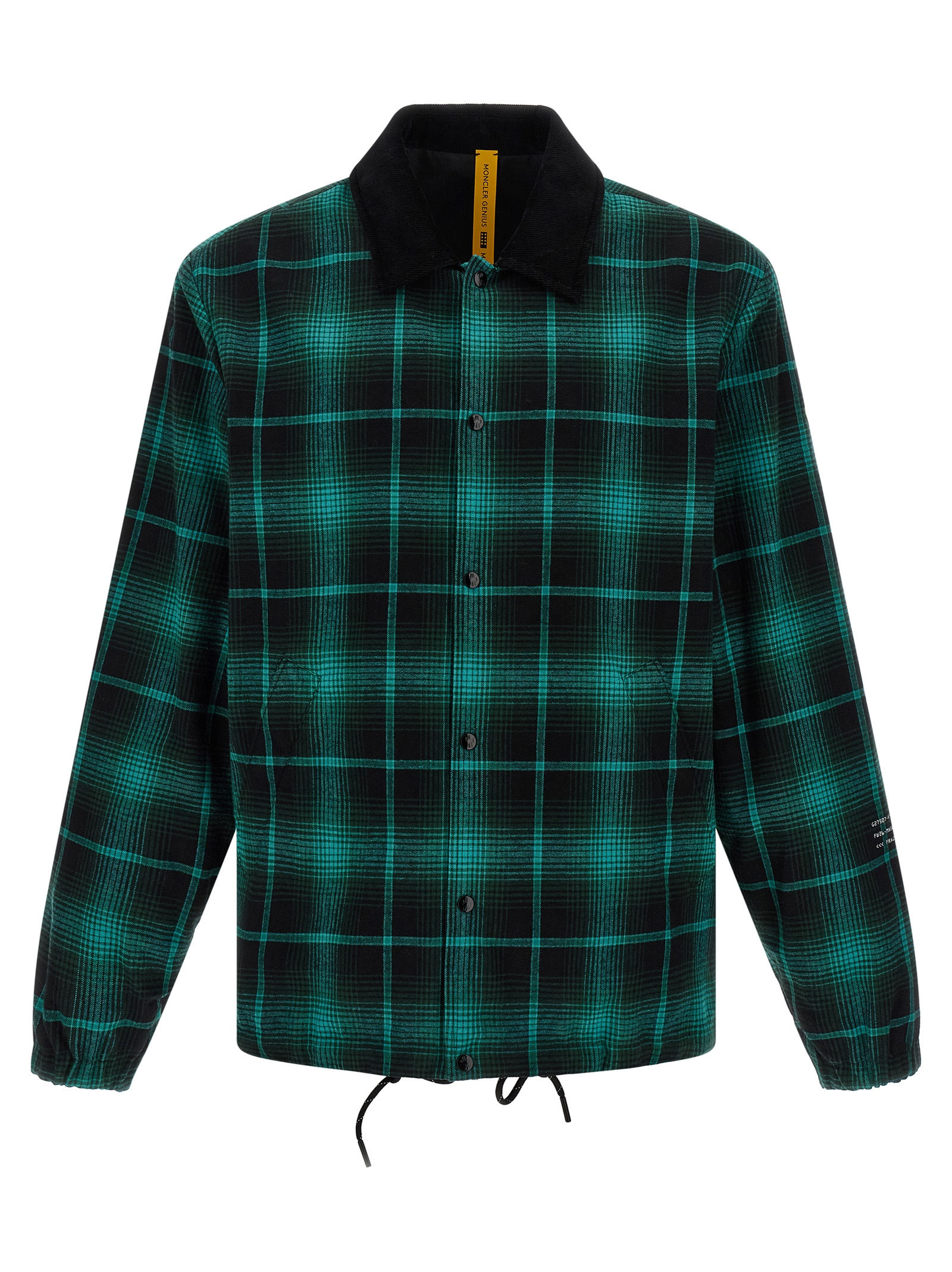 MONCLER GENIUS Bicolor Cotton Full-Length Jacket