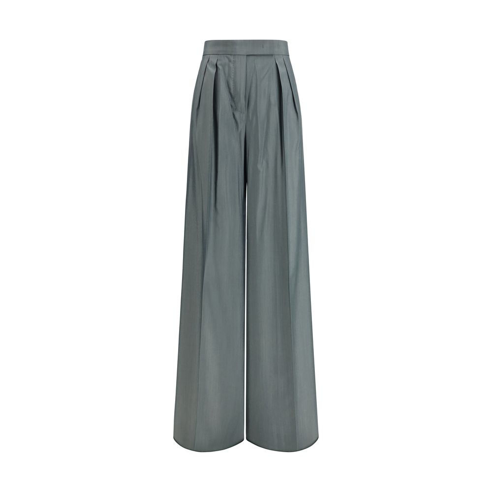 Max Mara Bicolor Wool Oves Aries Casual Pants
