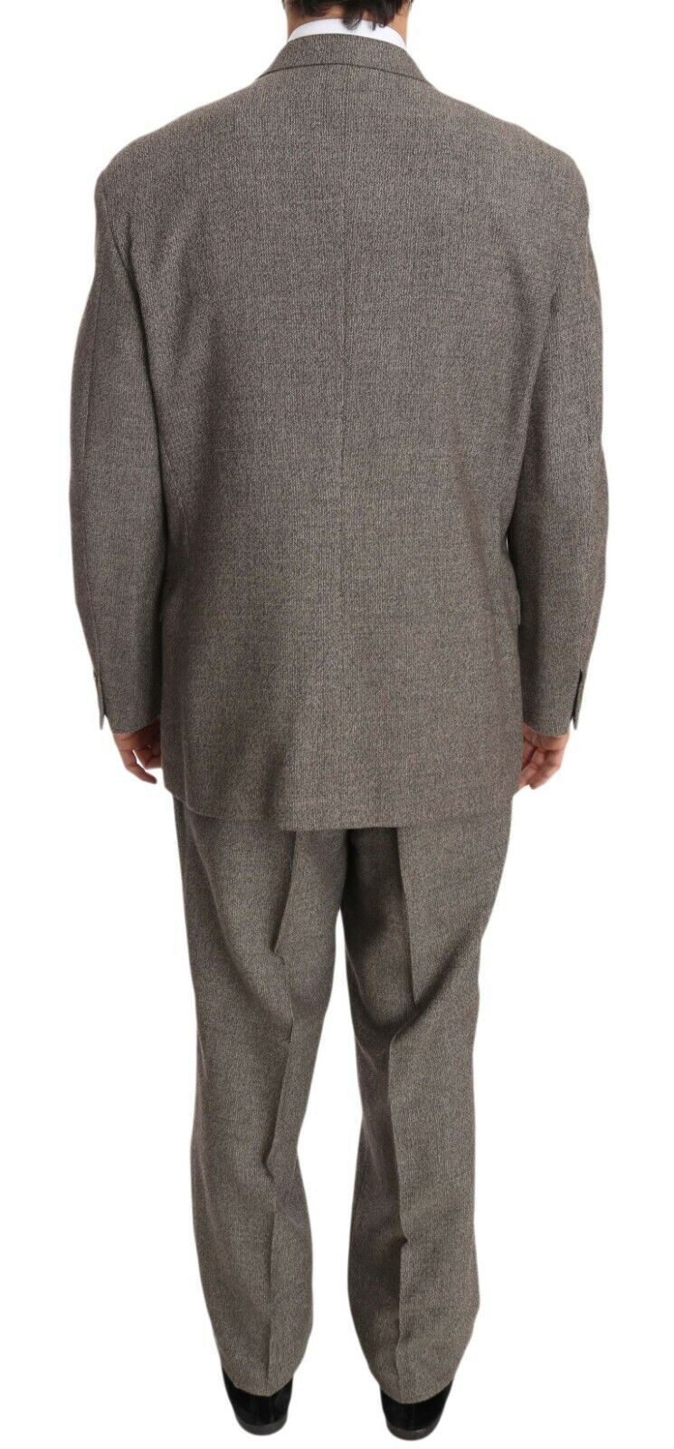 Thumbnail: Fendi Brown Wool Regular Single  Breasted Suit