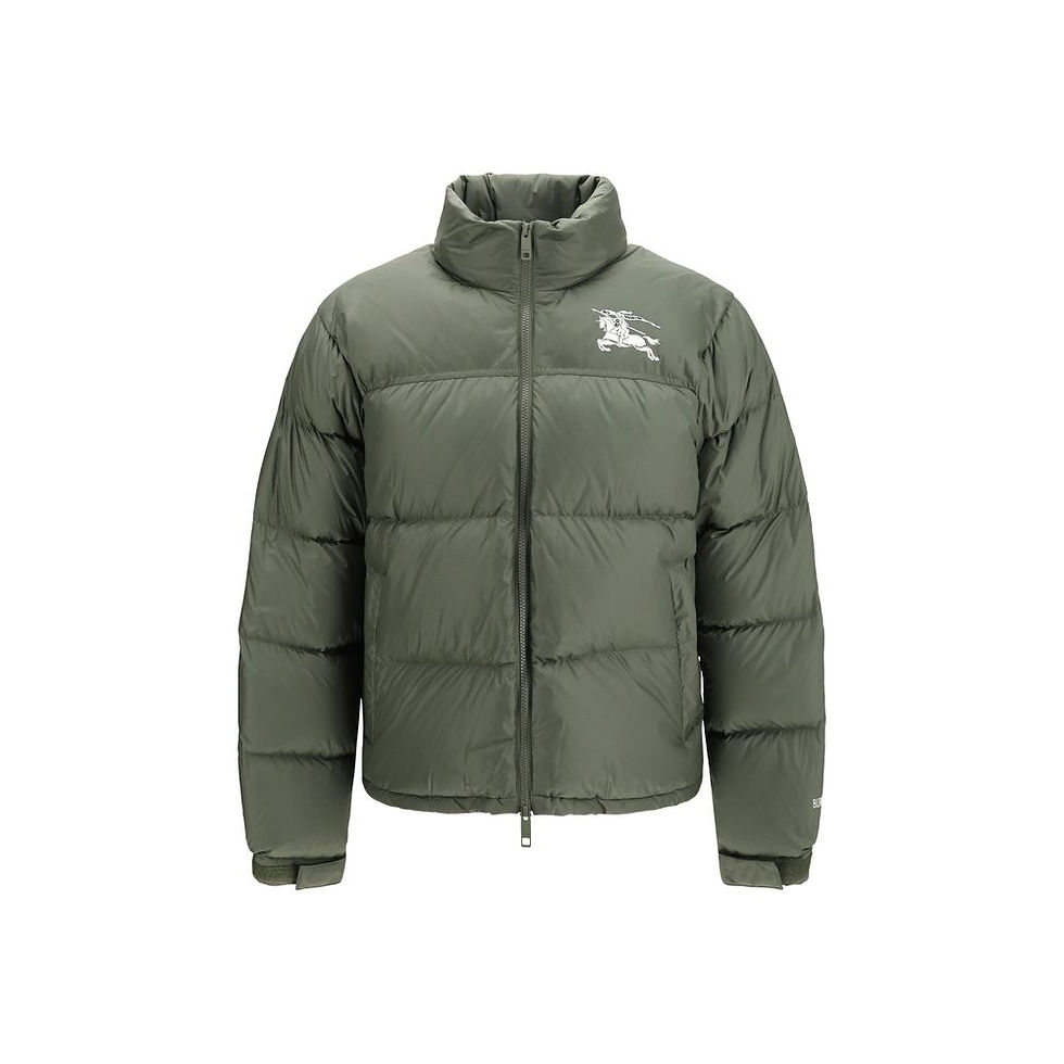 Thumbnail: Burberry Bicolor Polyamide Full-Length Jacket