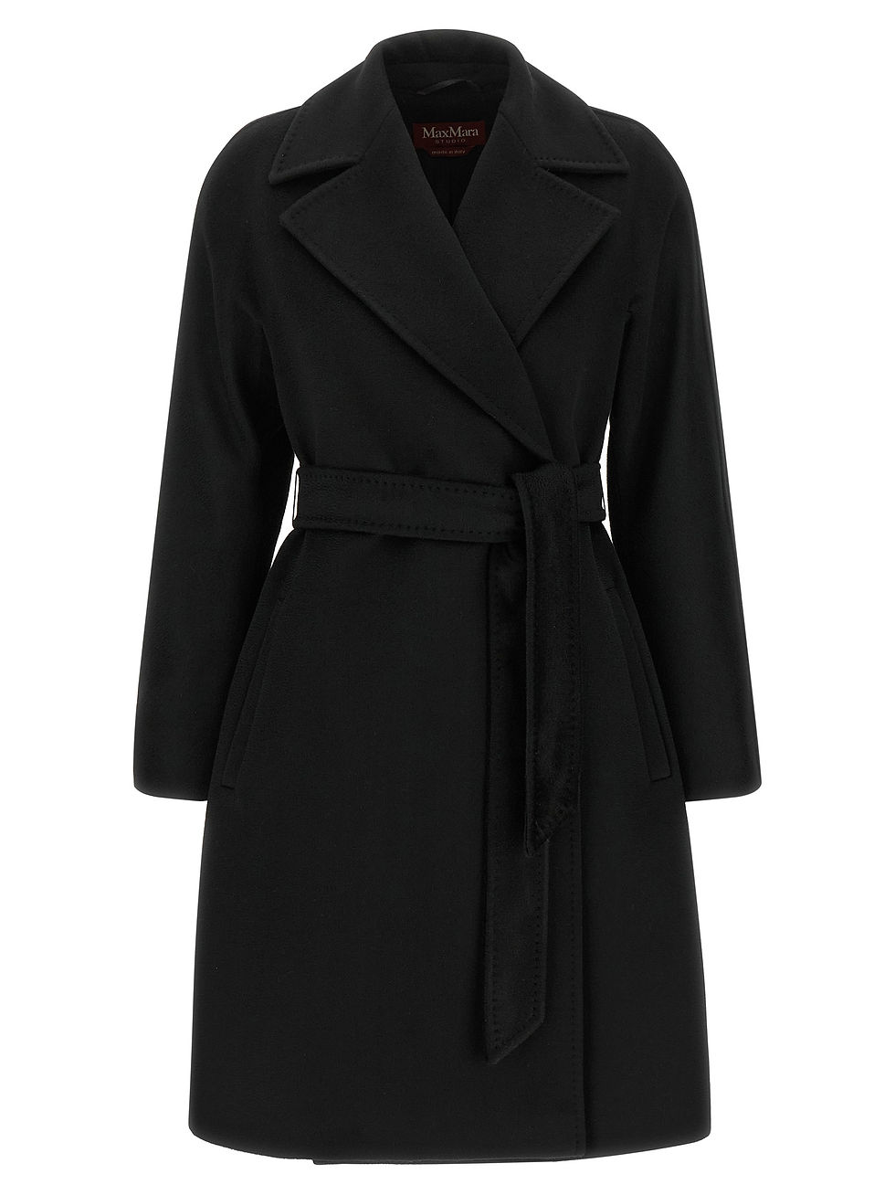 Thumbnail: Max Mara Black Wool Coat