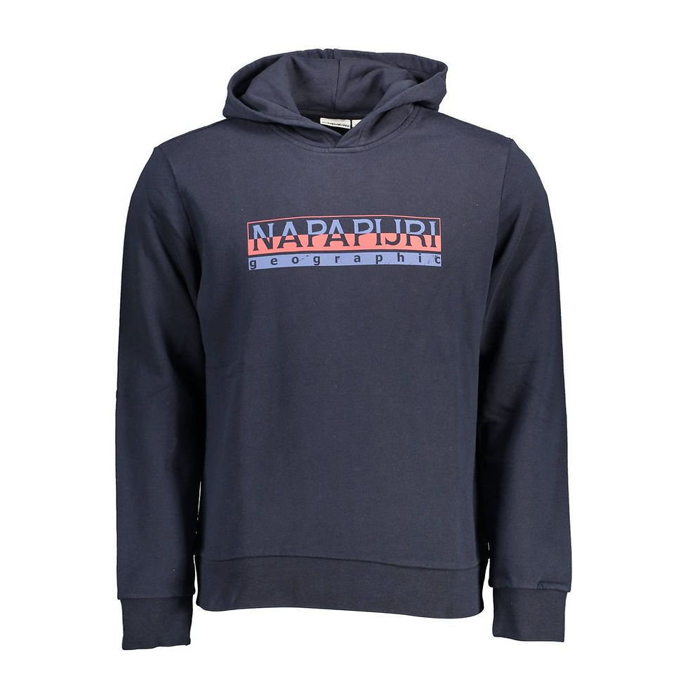 Napapijri Blue Cotton Men's Sweatshirt