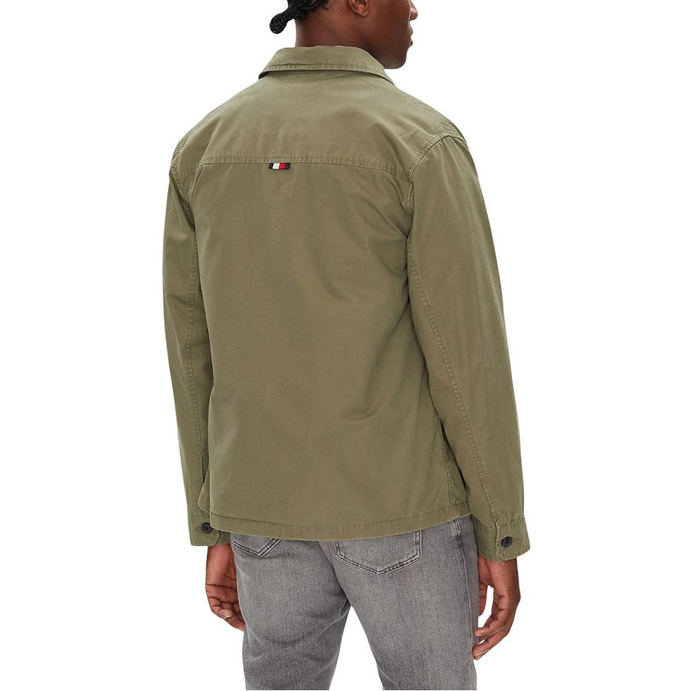 Tommy Hilfiger Bicolor Recycled Cotton Coat