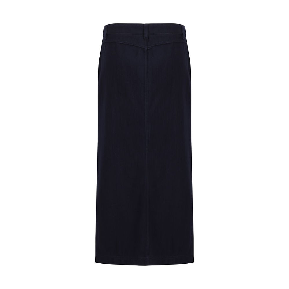 Giorgio Armani Blue Cotton Skirt