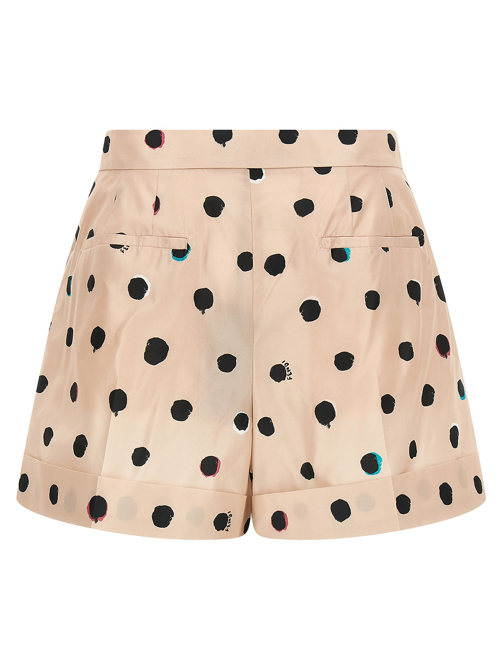 Thumbnail: Fendi Multicolor Silk Bermuda Shorts