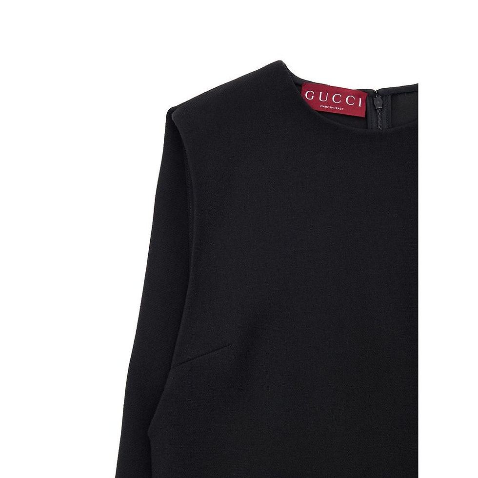 Thumbnail: Gucci Black Wool Casual Dress