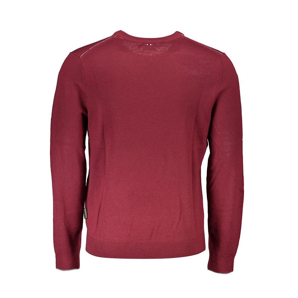 Thumbnail: Red Fabric Men Sweater