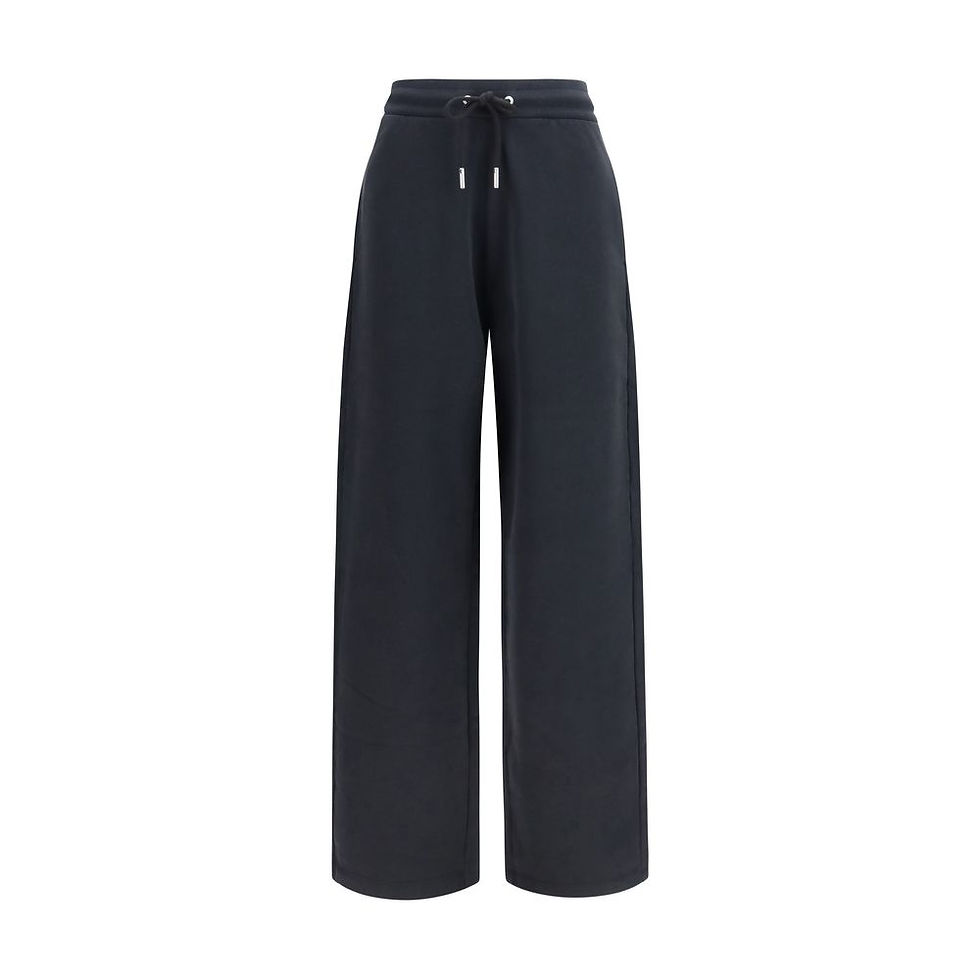 Ami Paris Black Alpaca Vicugna Pacos Joggers (Workout Pants)