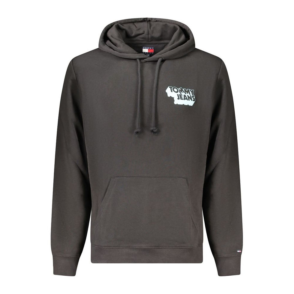 Tommy Hilfiger Nero Cotton Men's Sweatshirt