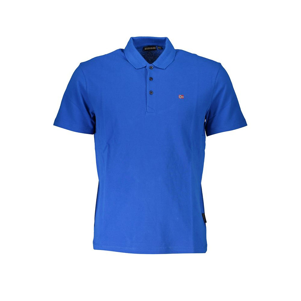 Napapijri Grigio Cotton Men T-Shirt