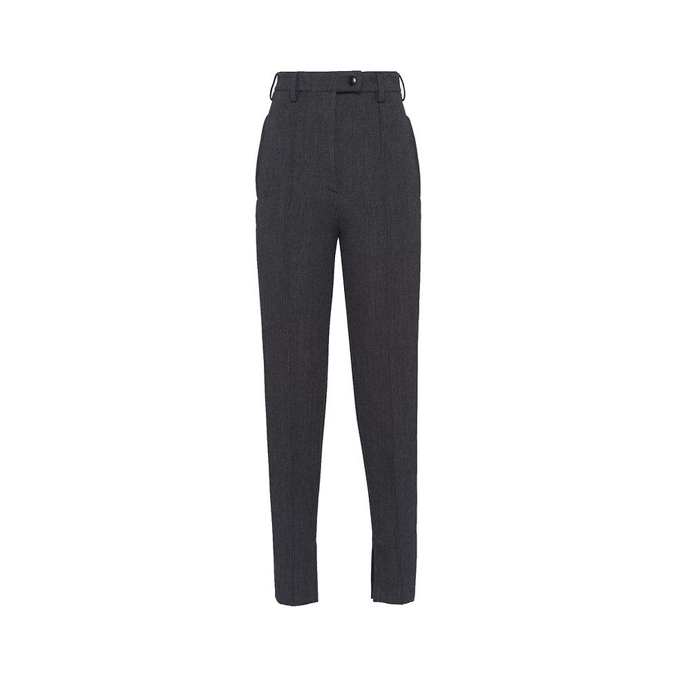 Thumbnail: Prada Gray Elastane Pants