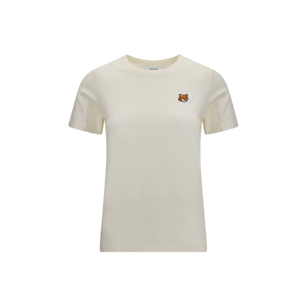 Maison Kitsuné Beige Cotton T-Shirt