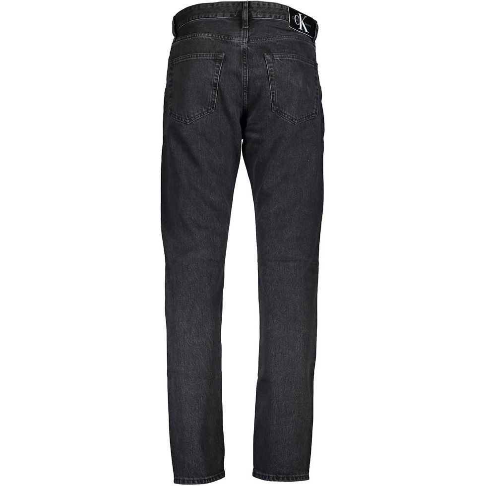 Thumbnail: Black Cotton Men Jeans