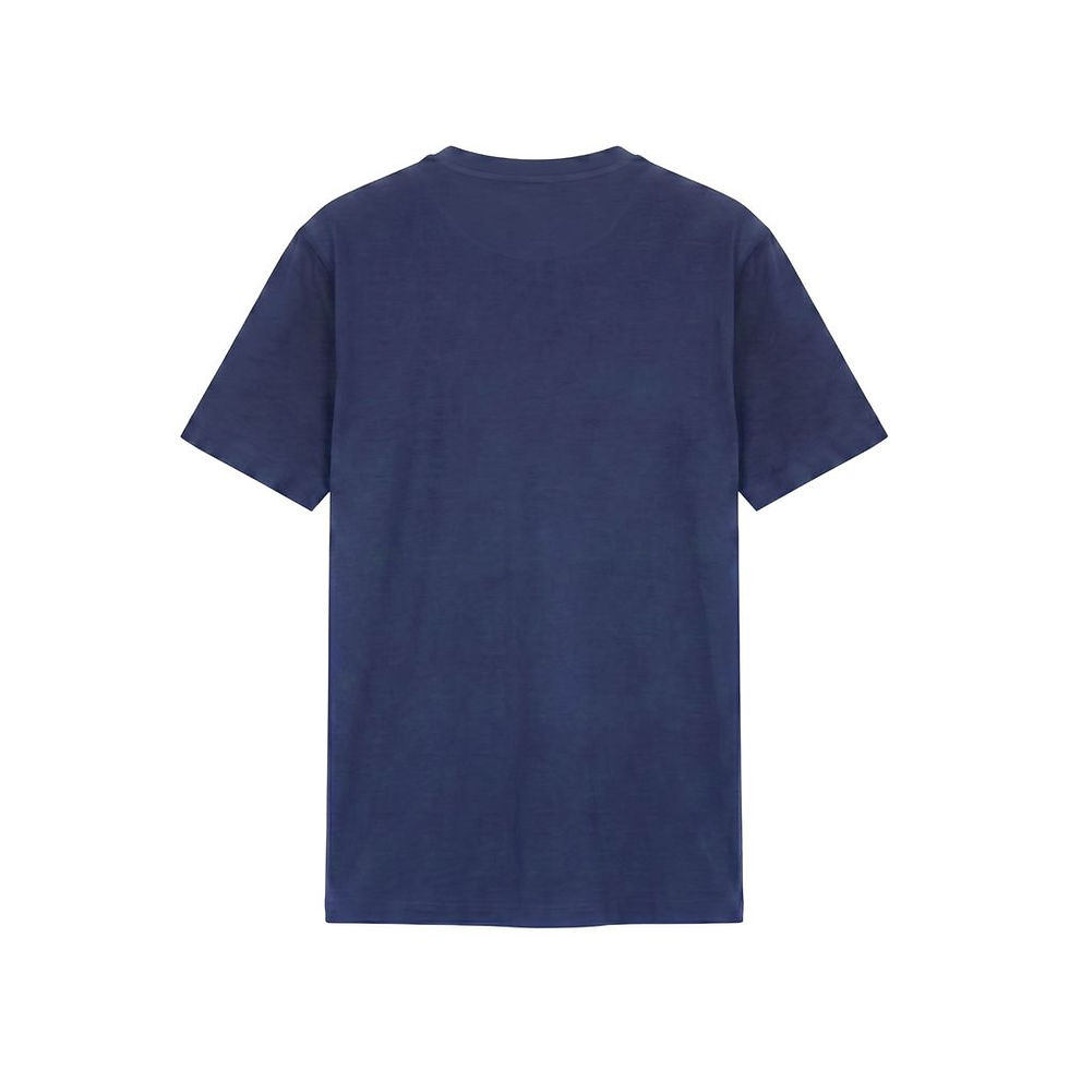 Miniatura: Blue Cotton Men T-shirt