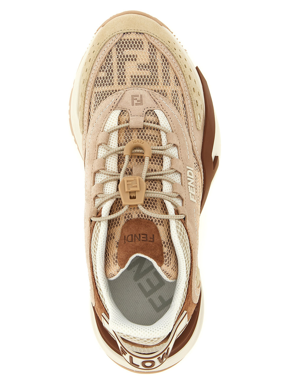 Thumbnail: Fendi Multicolor Polyamide Athletic Sneakers