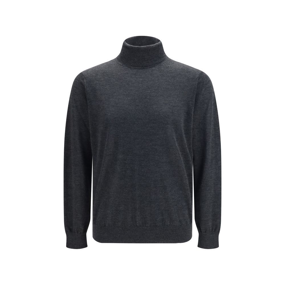 Giorgio Armani Gray Cashmere Turtleneck