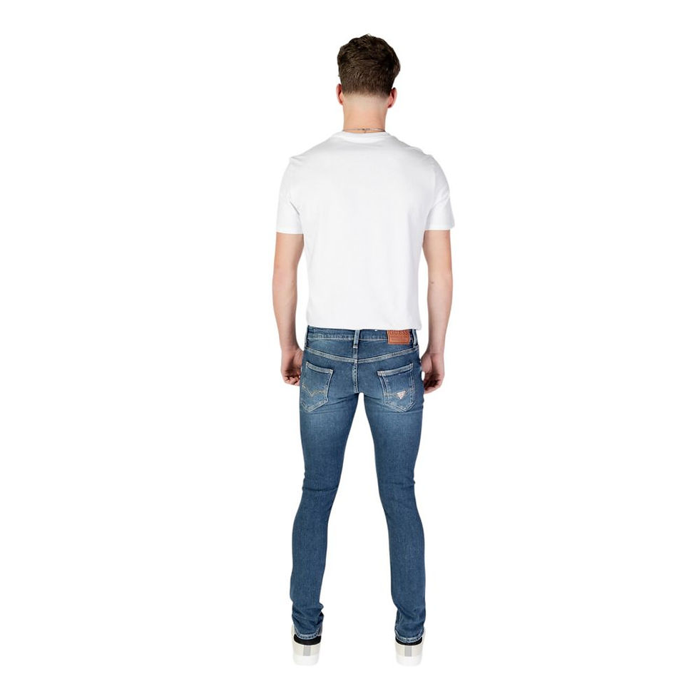 Thumbnail: Guess Blue Cotton Skinny Jeans