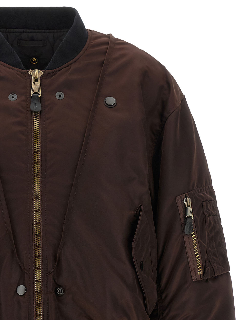 Miniatura: Maison Margiela Brown Polyamide Bomber