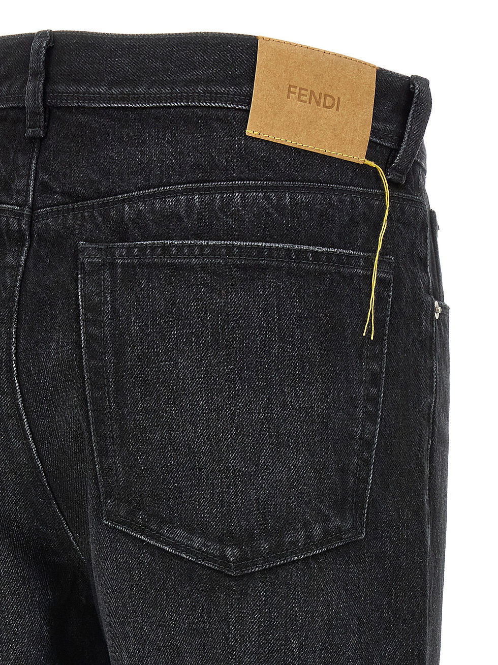 Thumbnail: Black Cotton Jeans Denim