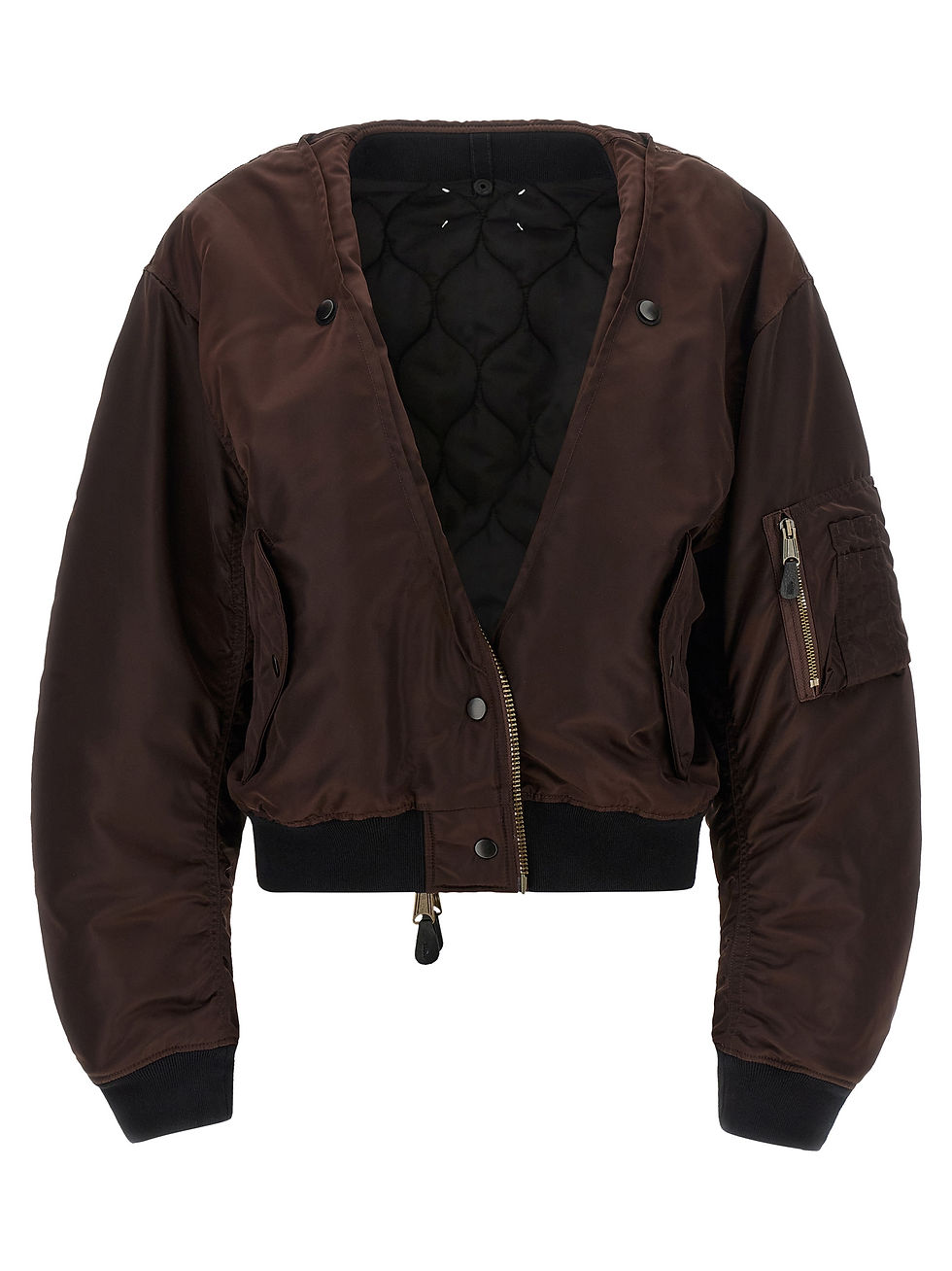 Miniatura: Maison Margiela Brown Polyamide Bomber