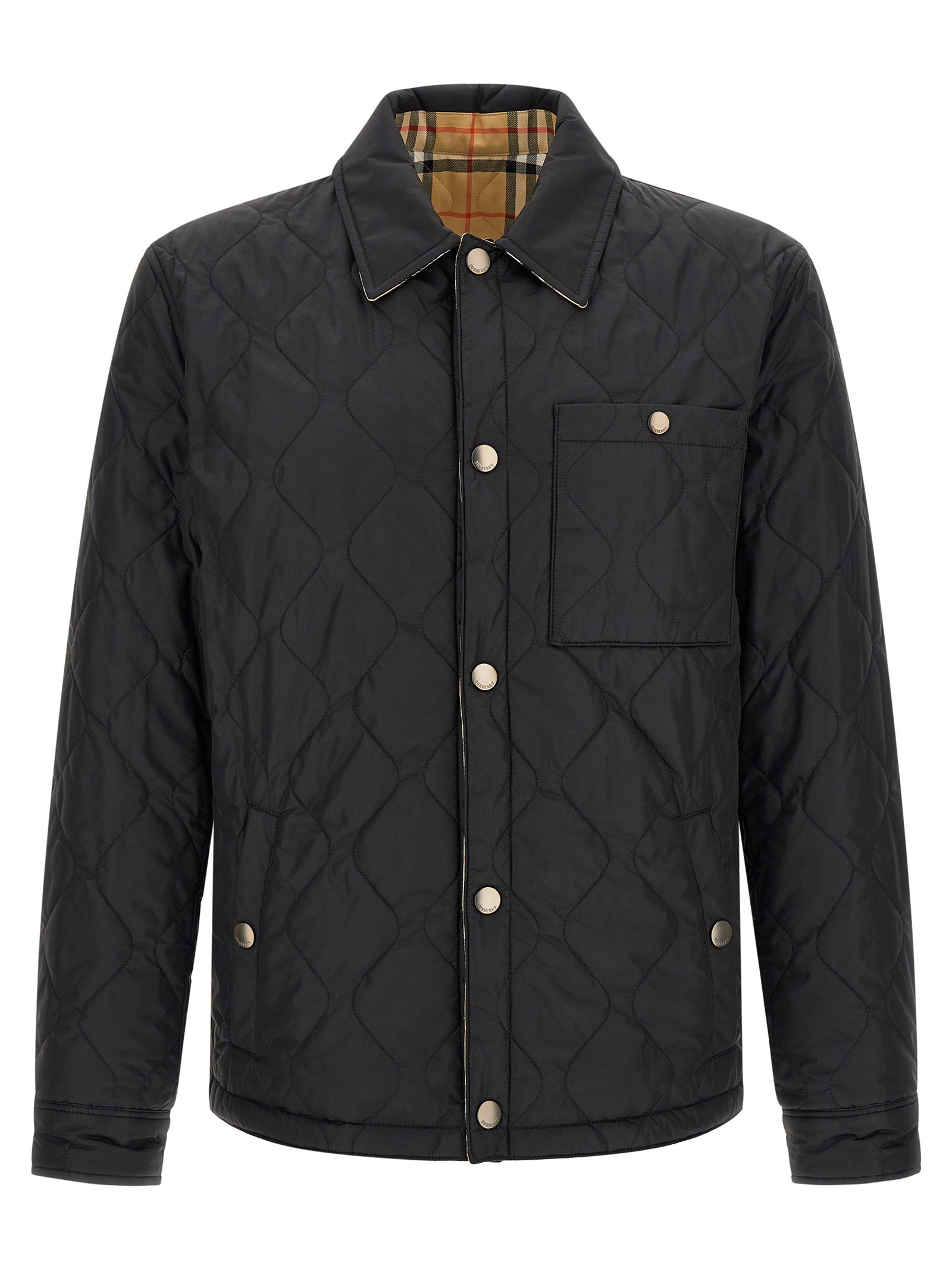 Burberry Black Polyamide Full-Length Jacket