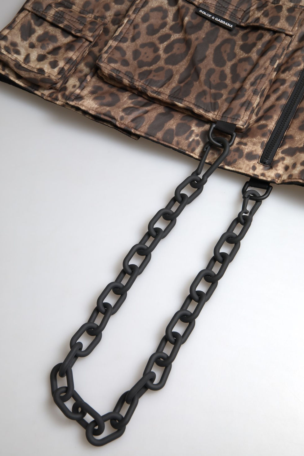 Miniatura: Brown Leopard Silk Sleeveless Sportswear