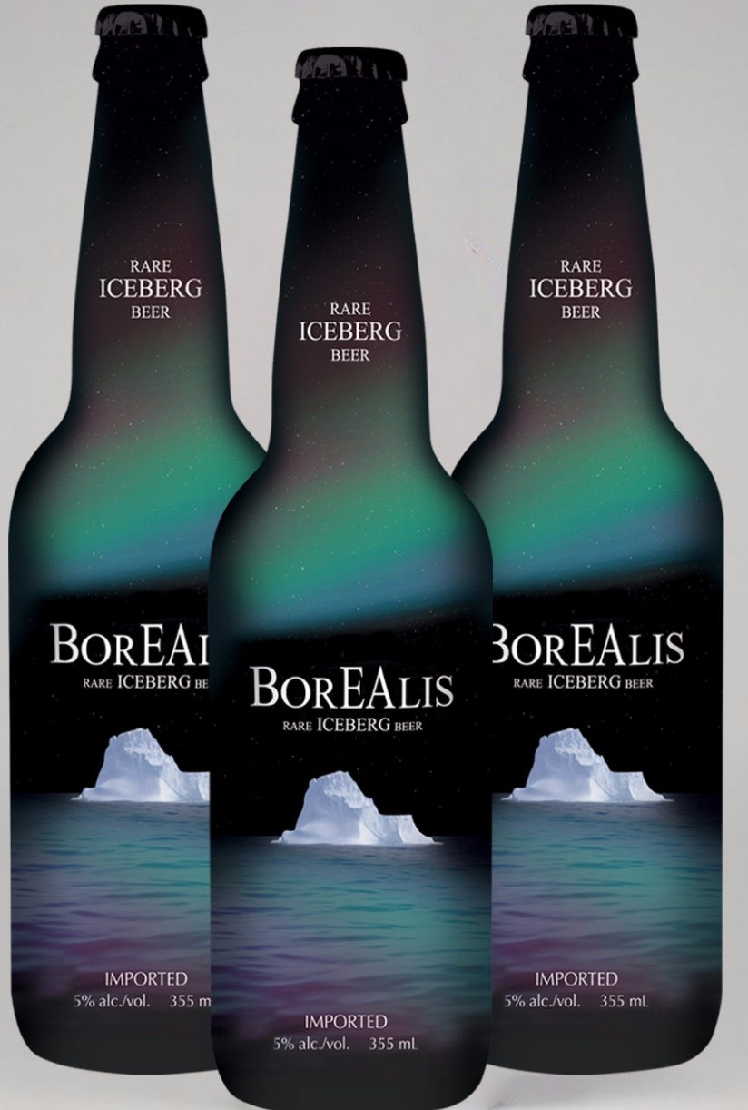 Borealis Rare Iceberg Beer 24X355 ML Btl