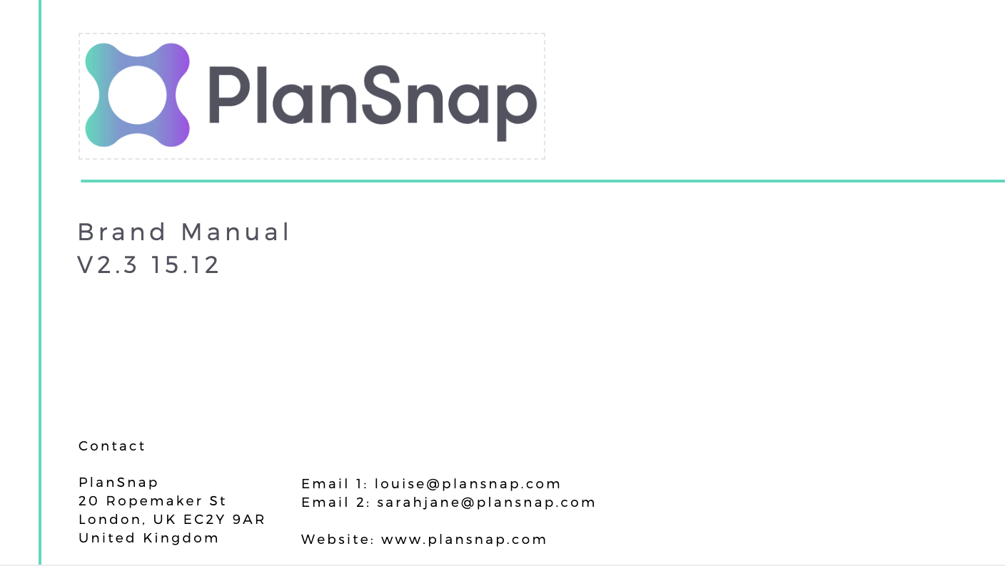 PlanSnap Brand Manual