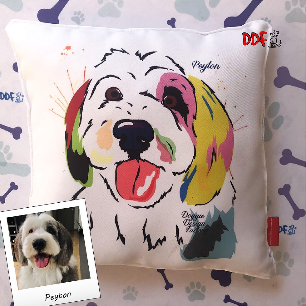 Miniatura: Cojín DOG ART personalizado