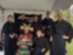 The Boston Iaido booth at this year's Japan Festival Boston, featuring a Tateyama Satomi-clan style armor