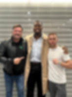 Mental fitness coach Ted Lawlor with Lutalo Muhammad