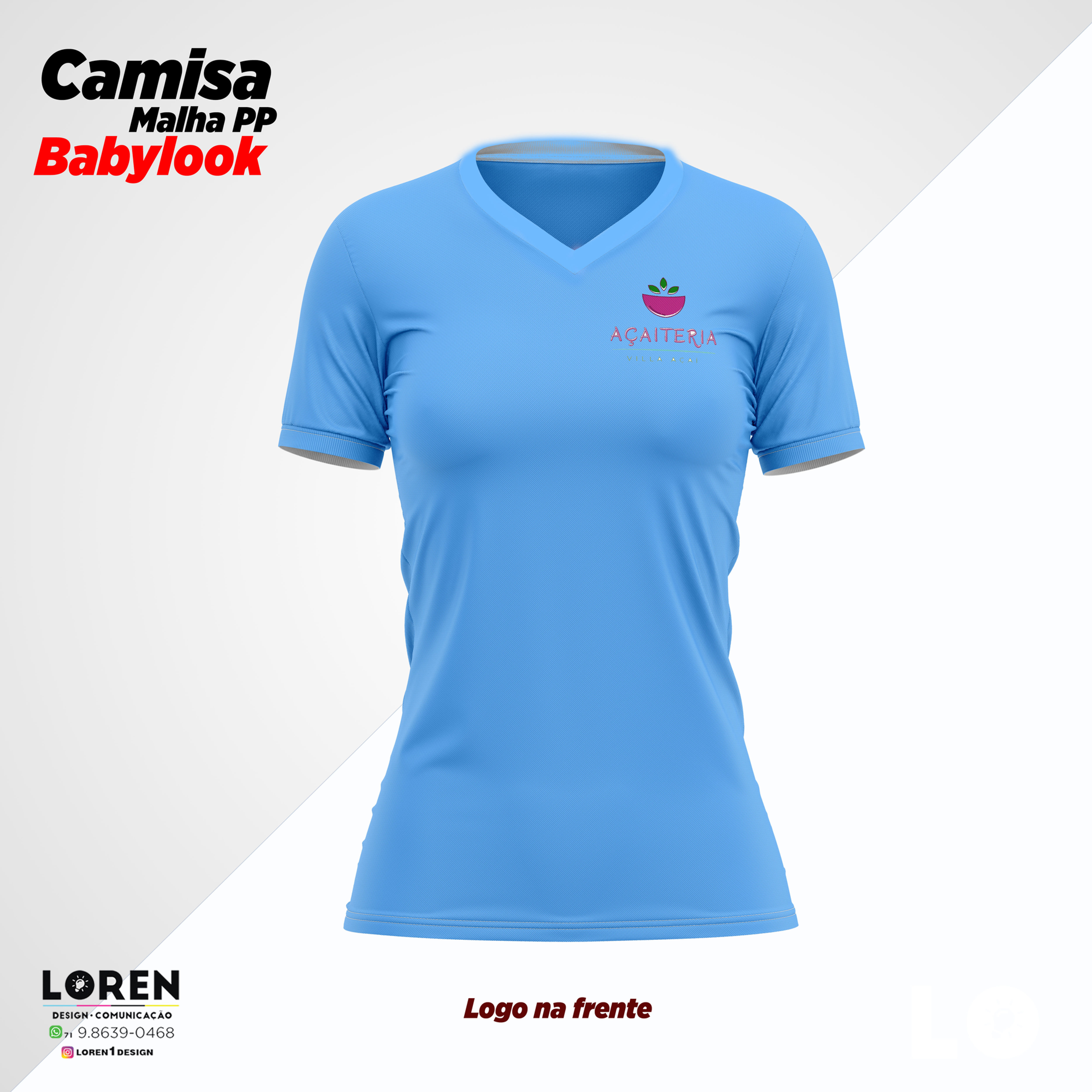 Camisas Personalizada Malha PP  básica