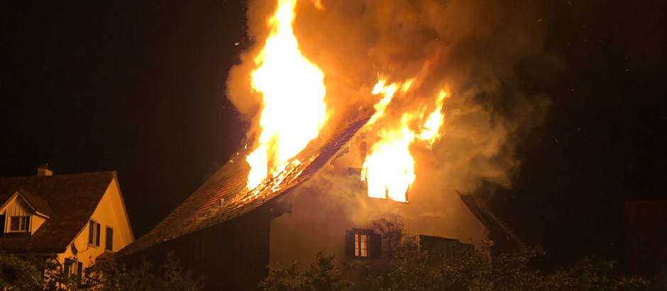 GA: Vollbrand Gebäude Hintergasse