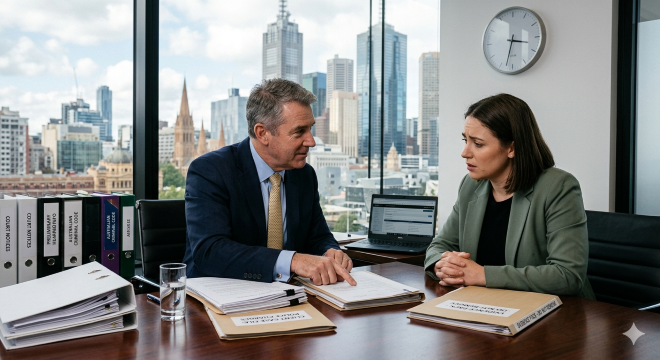 Criminal lawyer Melbourne providing early legal advice after police charges.